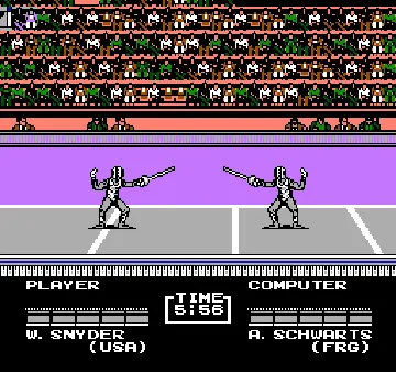 Track & Field II (USA) screen shot game playing